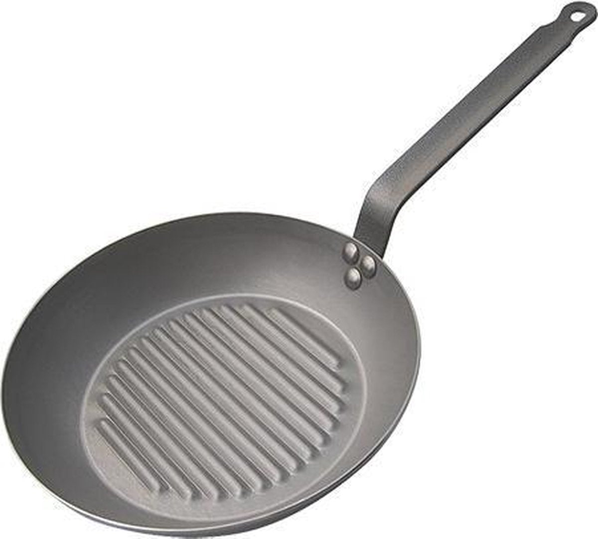 De Buyer Carbone Plus Ronde Grillpan - Ø 30cm - Plaatstaal