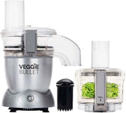 NutriBullet Veggie Bullet - 14-delig - 600 Watt - Blender - Snij- en raspapparaat - Zilver