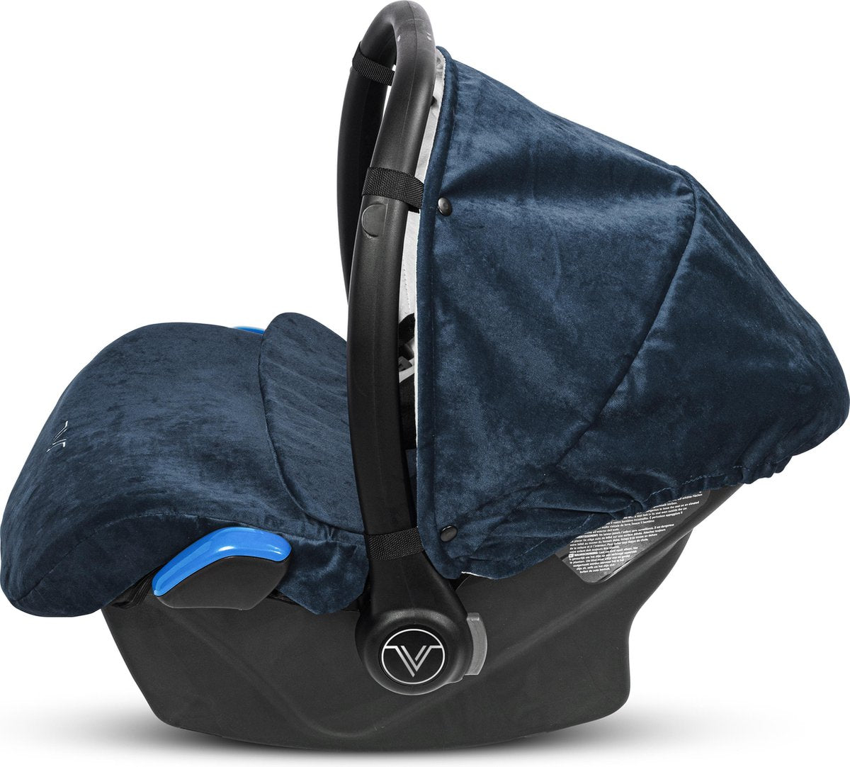 Velvett autostoel - Kobalt Blue