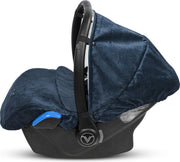 Velvett autostoel - Kobalt Blue
