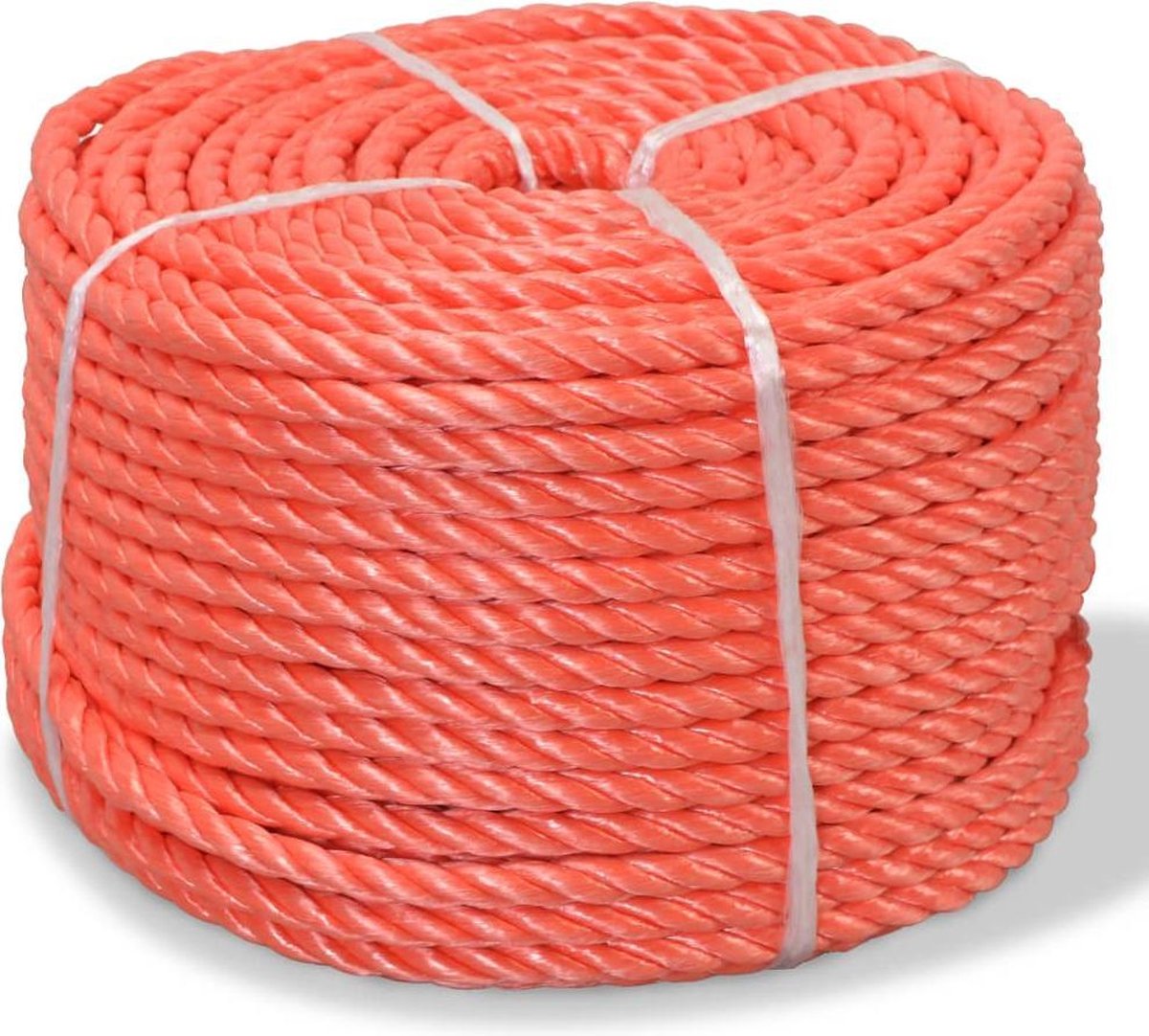 Touw gedraaid 14 mm 100 m polypropyleen oranje