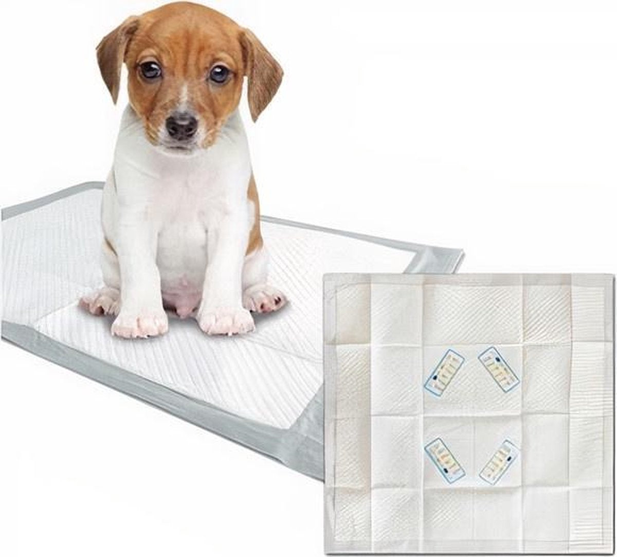 M-pets Trainingpads Urinetest 60 X 60 Cm Textiel Wit 52-delig