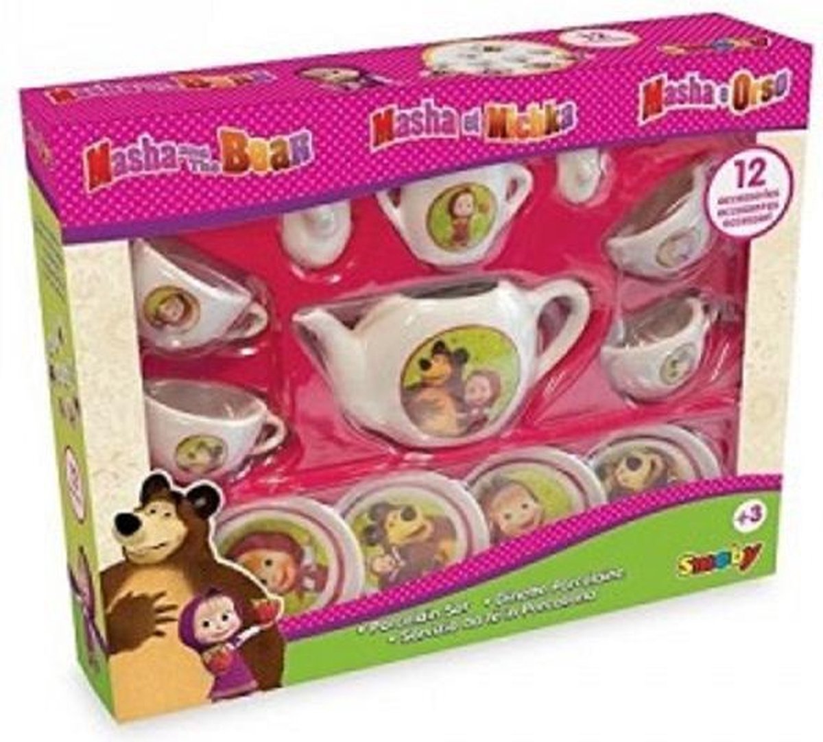 Smoby Porcelainset Masha and The Bear