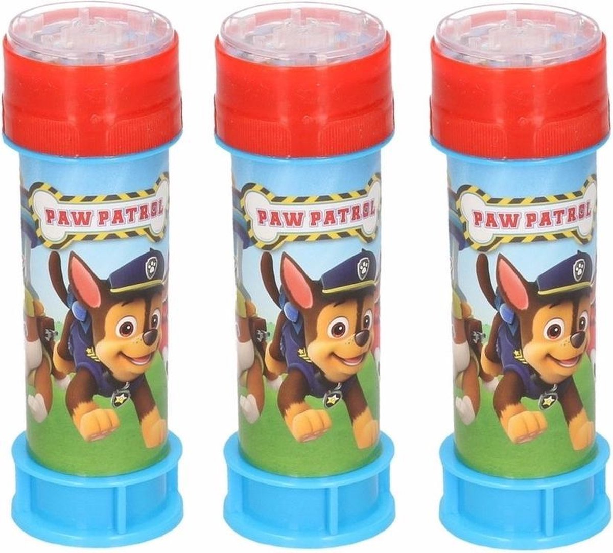 6x Bellenblaas Paw Patrol 60 ml speelgoed voor kinderen - Uitdeelspeelgoed/weggevertjes