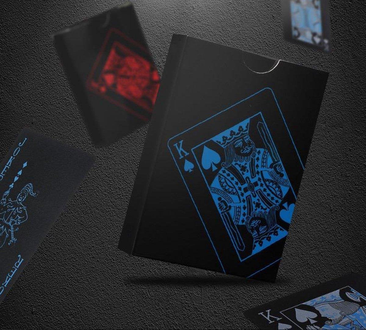 Eyzo 2-pack Speelkaarten Waterdicht - Speelkaarten Blauw & Rood - Poker kaarten -Pokerkaarten Plastic