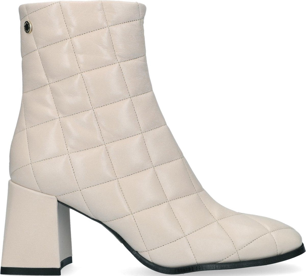 Notre-V 51551 Enkellaarsjes - Enkelboots - Dames - Wit - Maat 37
