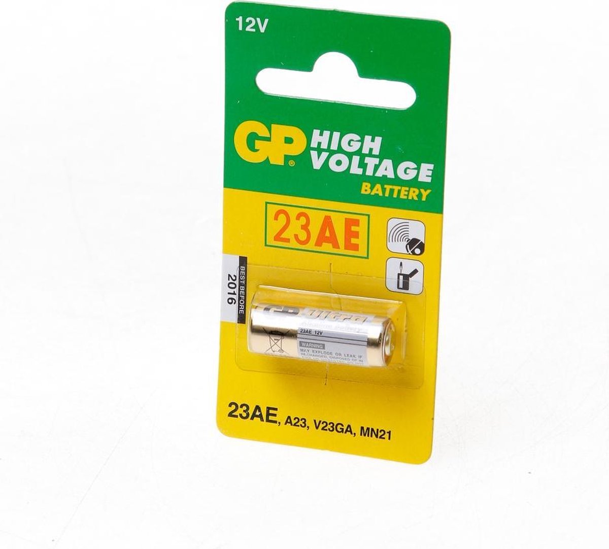 Doosje GP Hoog voltage alkaline knoopcel 23A (MS21 / MN21) 10x 1 stuk