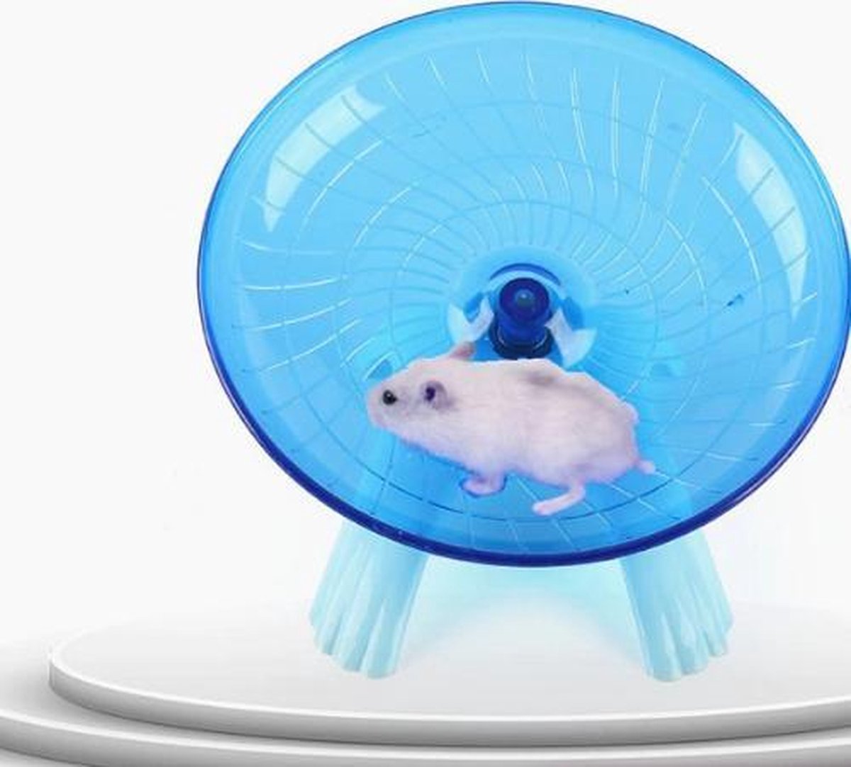 Dierplezier - Hamstermolen - Wiel voor knaagdieren - Rad voor knaagdier - Speelgoed knaagdieren - Hamsterkooi - Cavia draaiwiel - Rad voor muizen – Groot model 18 diameter
