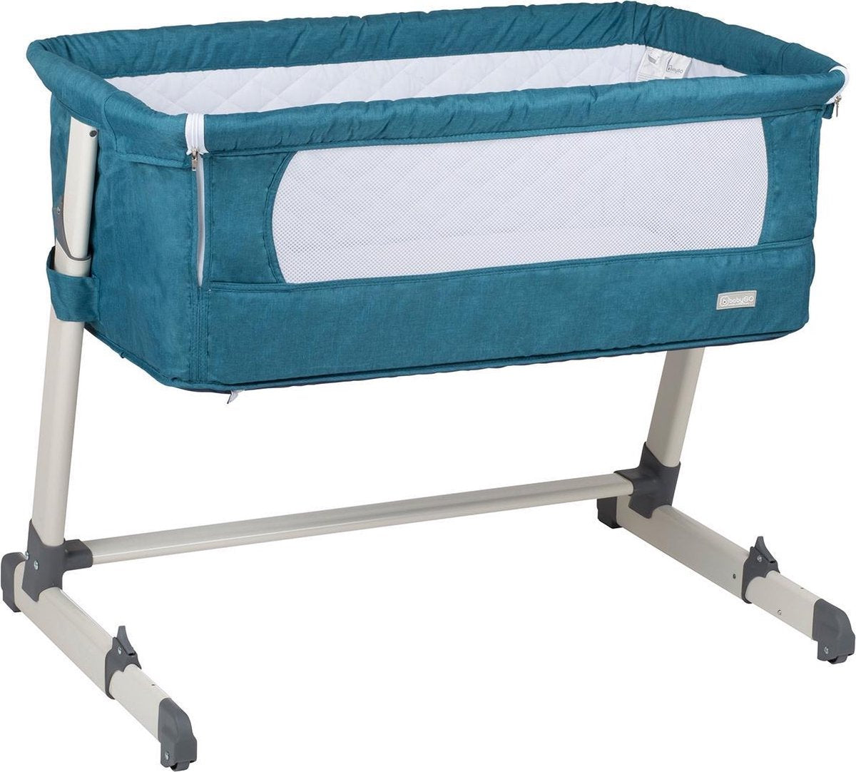 Babygo Together Turquoise Co-Sleeper - Aanschuifwieg