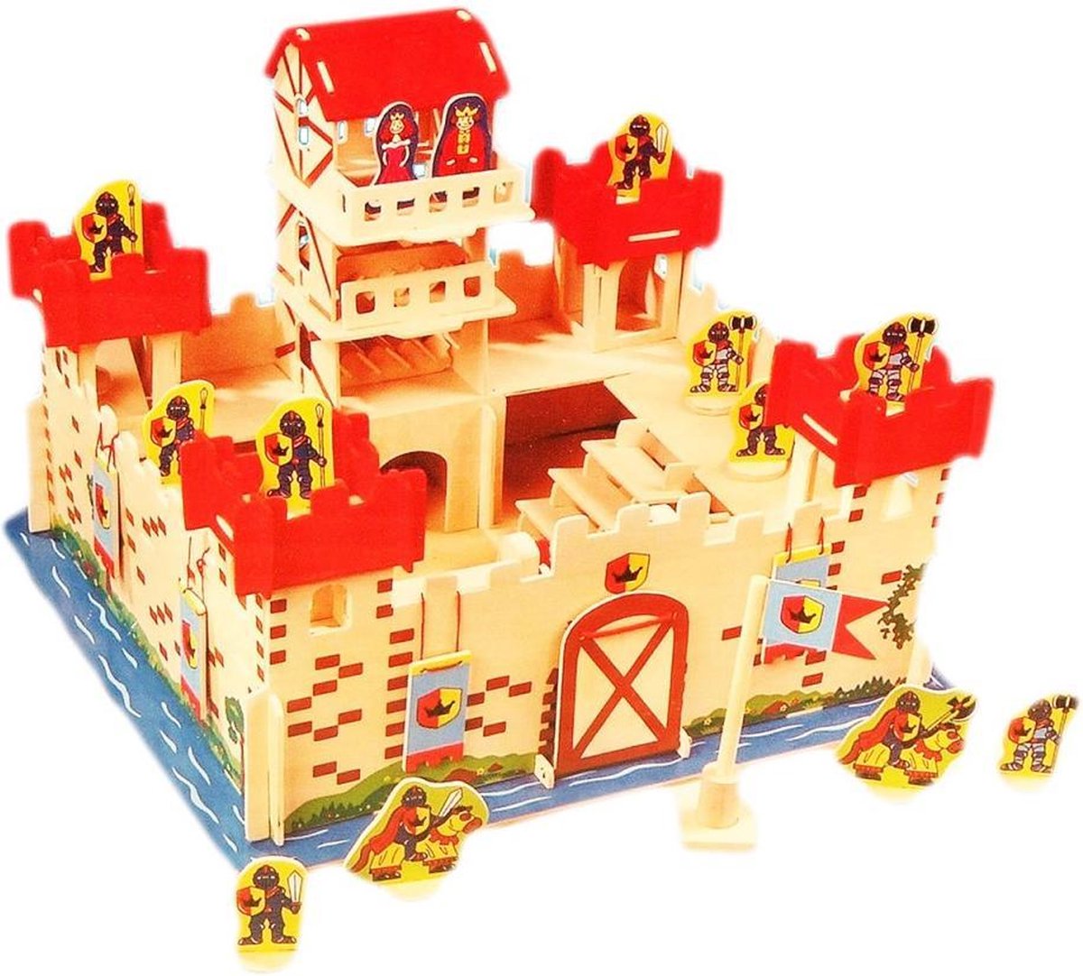Playwood Houten Kasteel met accessoires