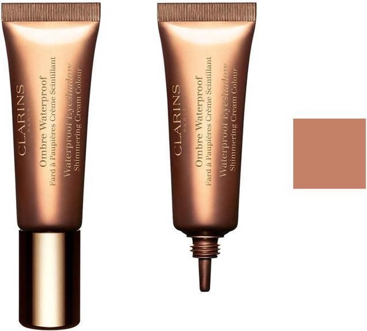 Clarins Ombre waterproof eyeshadow - 04 Copper brown