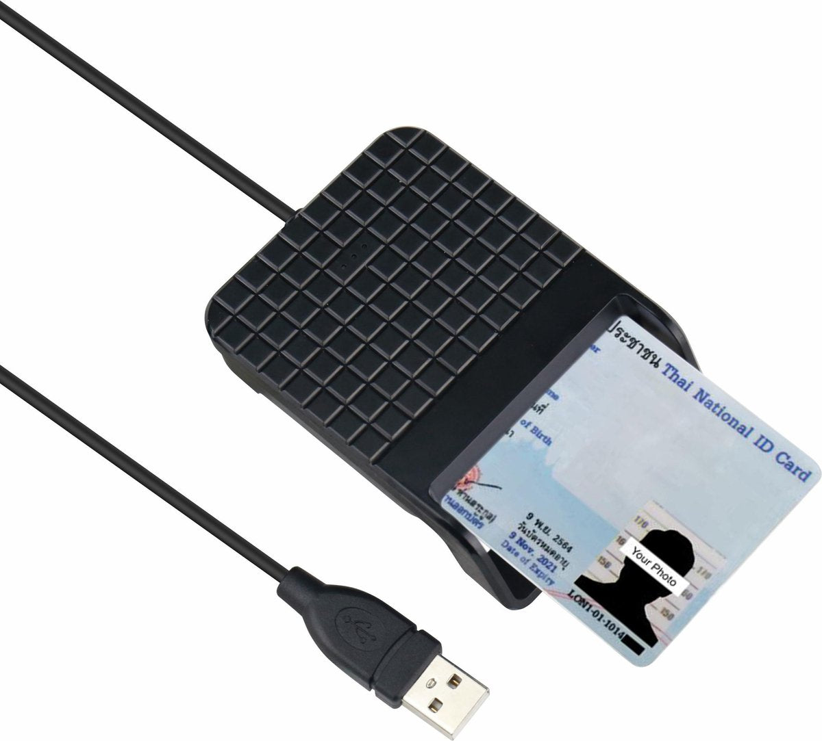 LotaHome® - Id-kaart lezer - eiD kaartlezer - Identiteitskaartlezer - Multifunctionele kaartlezer - Smartcard reader Windows