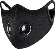 Trainingsmasker – Mondkapje – Masker met Ventilatie – Fietsen – Joggen  – Zwart
