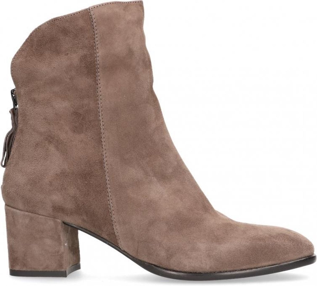 Van Dalen  - Quengel Korte Laars Suede - Womens - Taupe - 40
