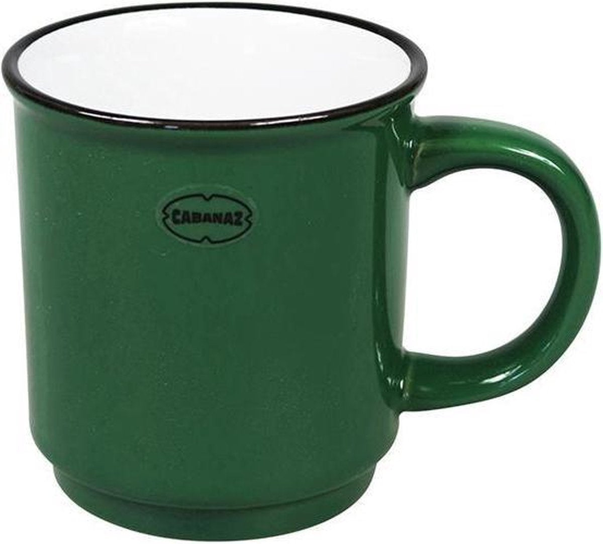 Cabanaz Mok Stabelbaar 180 Ml Keramiek Dennengroen