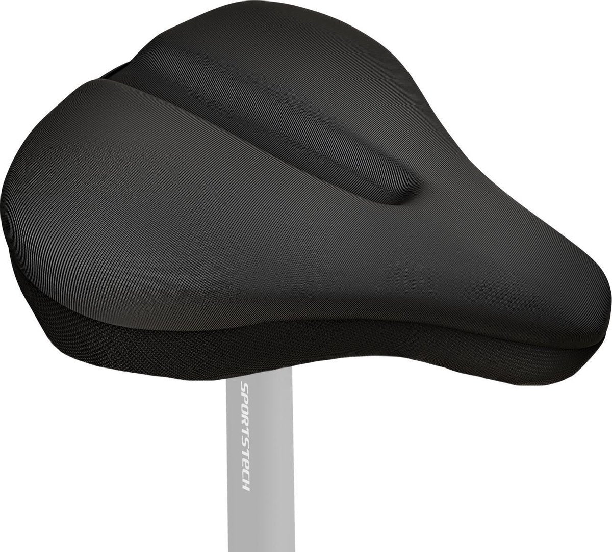 Zadelhoes gel | ademt & slipvrij | zachte silicone laag voor het fietszadel 28*18 / 27*25cm | fiets mountainbike