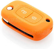 Mercedes SleutelCover - Oranje / Silicone sleutelhoesje / beschermhoesje autosleutel
