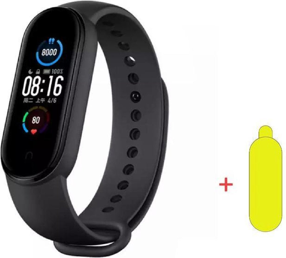 Smartwatch Dames-Smartwatch Stappenteller -Sport horloge -Smartwatch Heren- Smartwatch Kinderen-Activity Tracker -Bloeddrukmeter - Hartslagmeter- Afstandmeter- Calorieënteller-Fitness Tracker-Zuurstofmeter-Alternatieve Fitbit- Screenprotector-Zwart