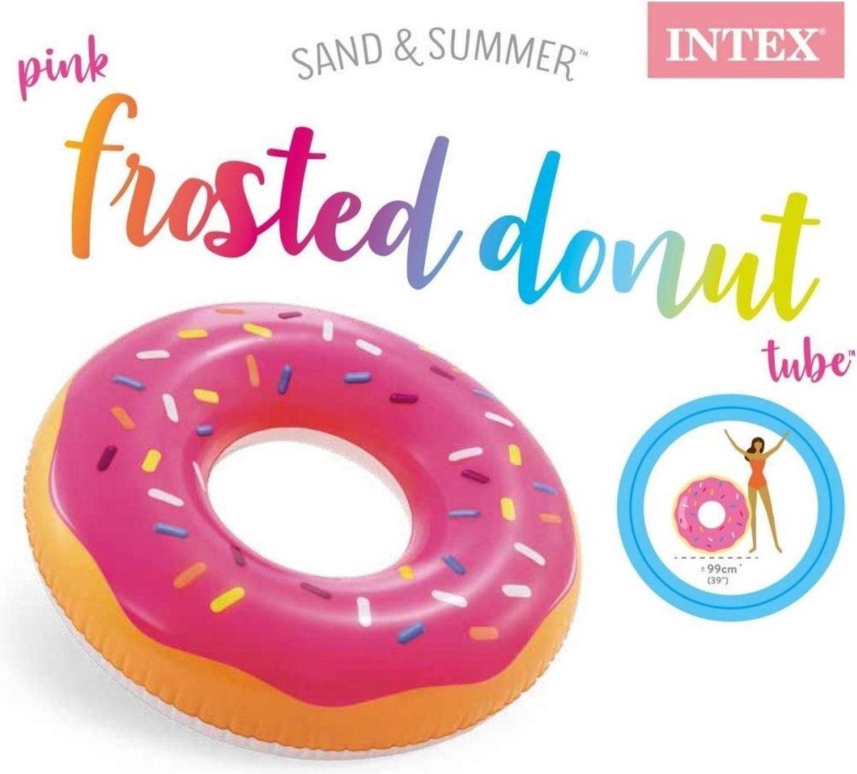 Intex 56256NP Frosted Donut Zwemband 99 cm Roze