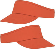 2x stuks oranje zonneklep pet voor volwassenen - Verstelbare zonnekleppen - Koningsdag/supporter artikelen