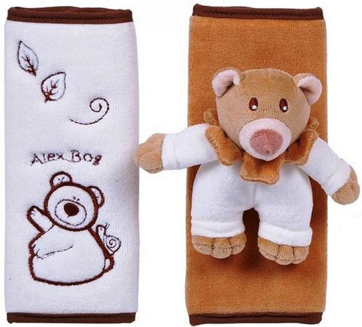 Baby - Riemhoes Pluche Beer - Beige set van 2 stuks