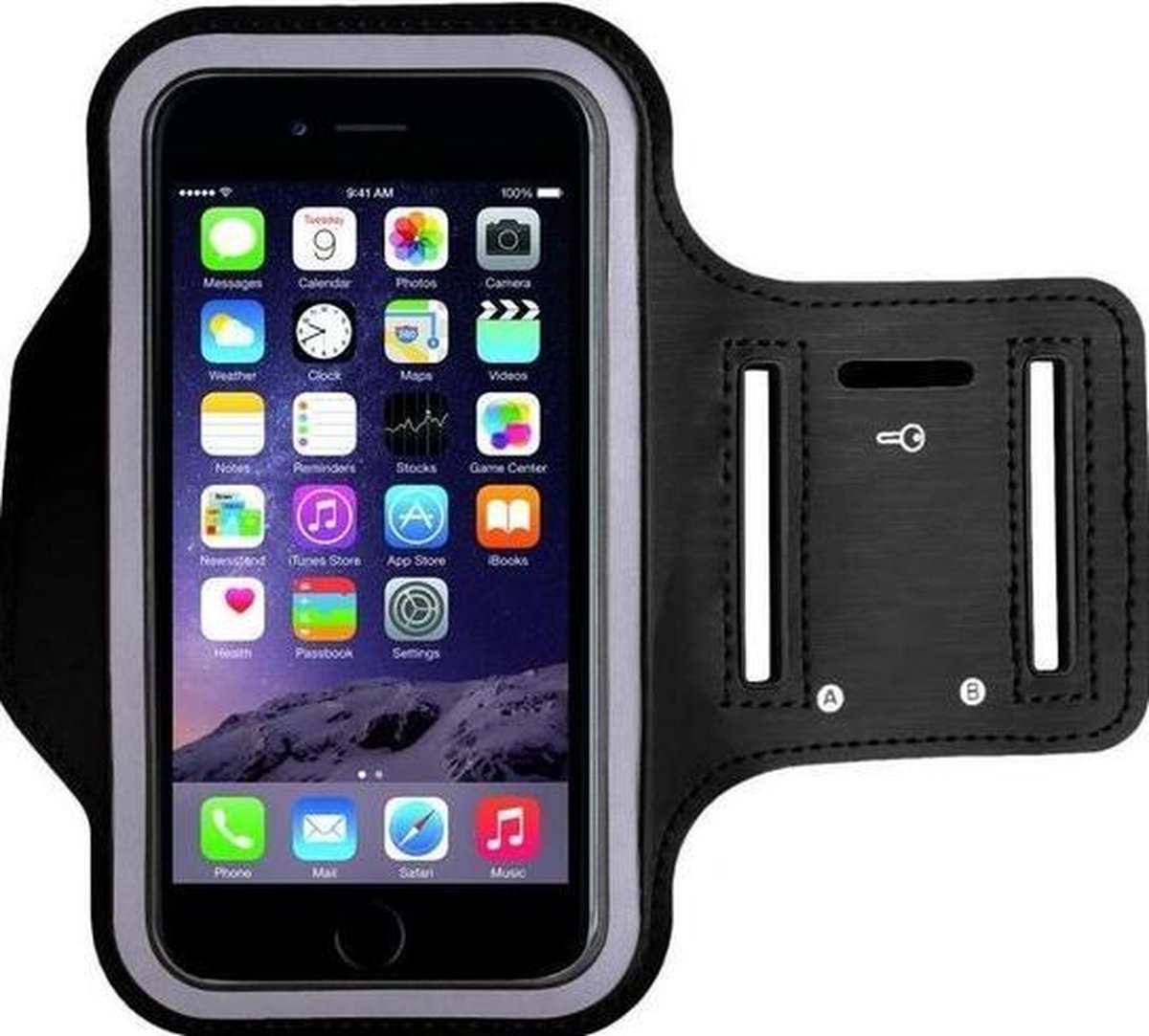 Universele hardloop telefoonhouder armband – geschikt voor telefoons 15cm t/m 16