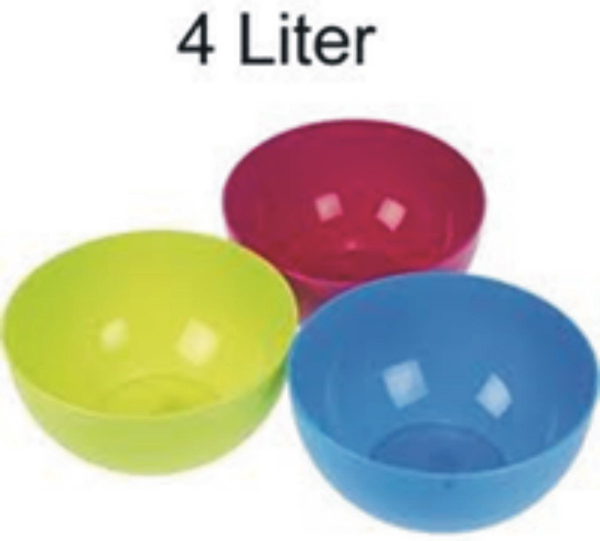 Beslagkom 4 liter ( per stuk)