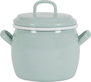 Kookpan met deksel Mintgroen