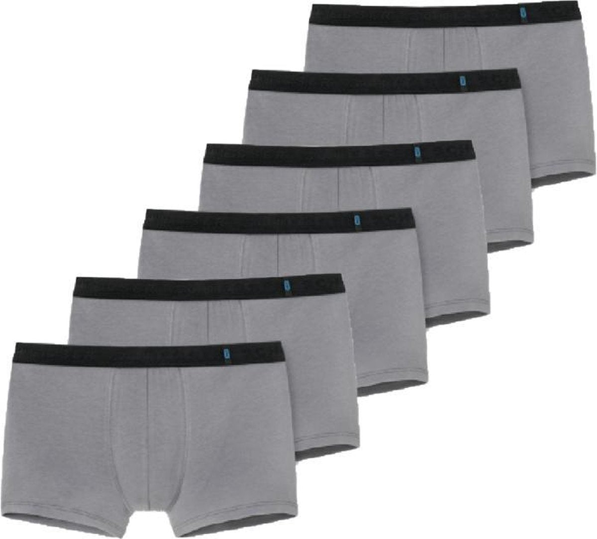 Schiesser 6-pack boxershorts - grijs