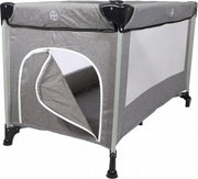 Ding Reisbed Stripe Deluxe Melange Grijs