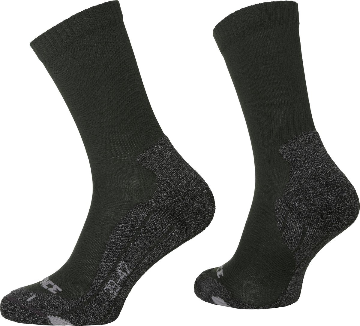 Rovince Wandelsokken Naadloos Heren/Dames (Unisex) Antraciet – Maat: 43-46