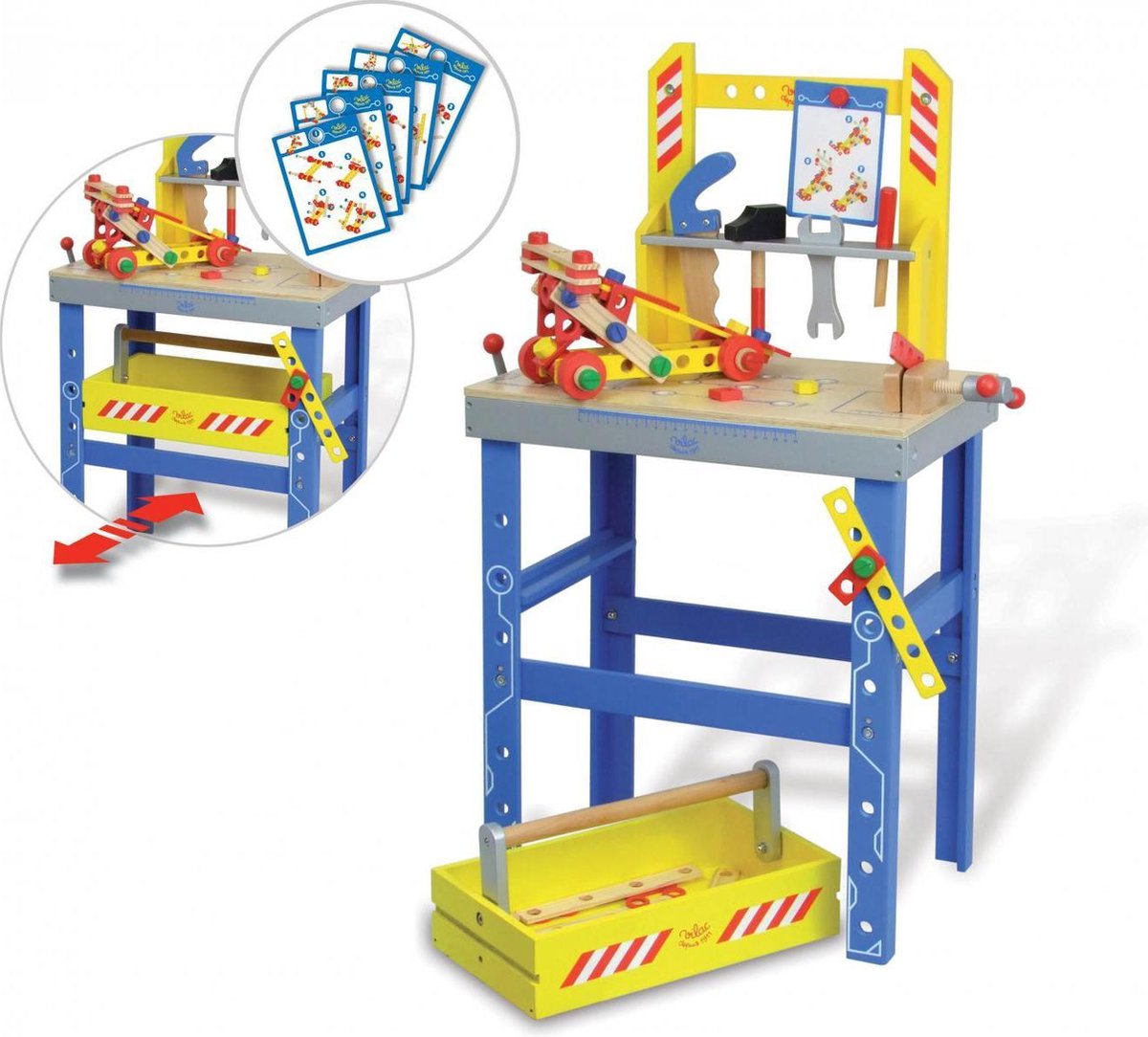 Houten speelgoed werkbank