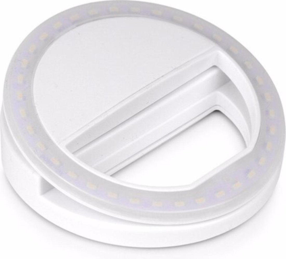 Garpex® Selfie Ring Light Clip - Led Lamp - 3 Standen - Oplaadbaar - Flashlight - Ring Lamp