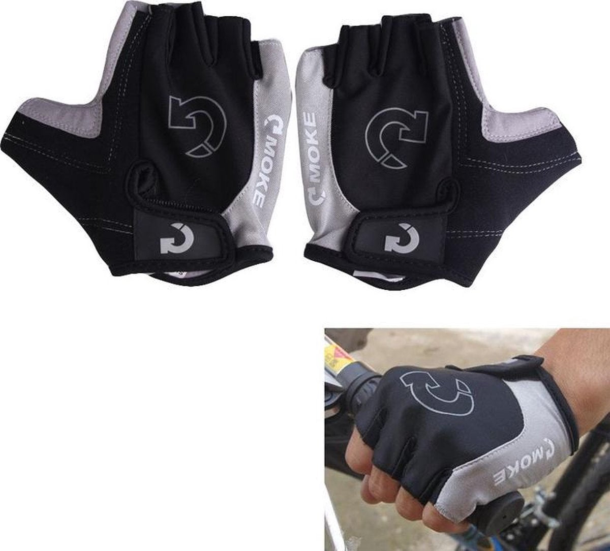 Fietshandschoenen - Maat XL - MTB - Wielrennen - Grijs - Fiets handschoenen - Wielren
