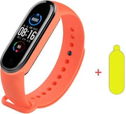 Smartwatch Dames-Smartwatch Stappenteller -Sport horloge -Smartwatch Heren- Smartwatch Kinderen-Activity Tracker -Bloeddrukmeter - Hartslagmeter - Afstandmeter-Calorieënteller-Fitness Tracker- Zuurstofmeter- Alternatieve Fitbit- IOS & Android- Oranje