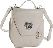 dressforfun - Handtas Hartenmeid beige  - verkleedkleding kostuum halloween verkleden feestkleding carnavalskleding carnaval feestkledij partykleding - 303277