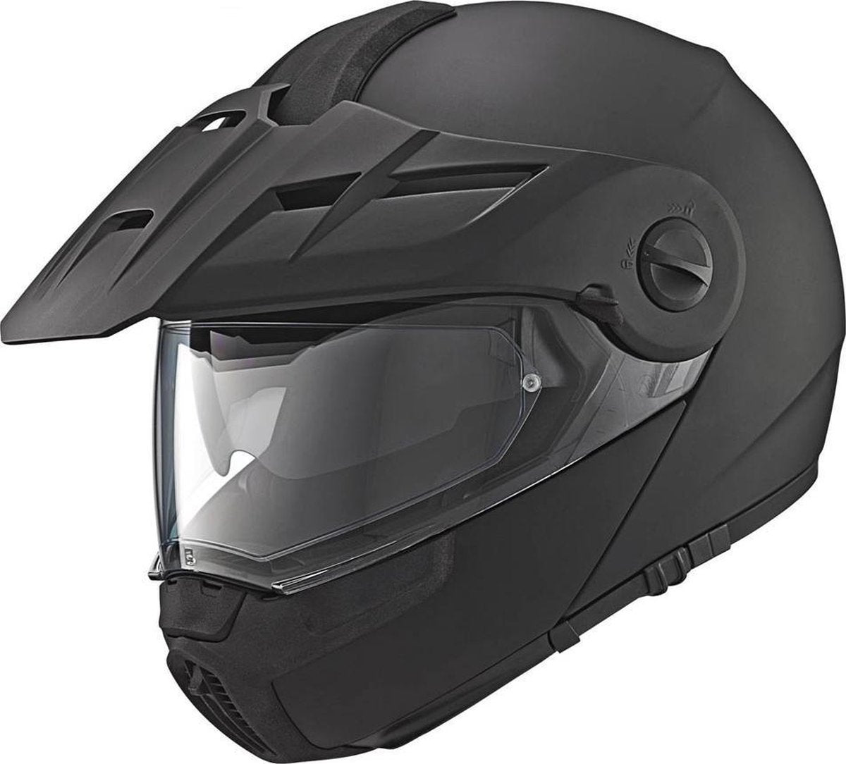 Schuberth E1 Mat Zwart Systeemhelm - Motorhelm - Maat XL