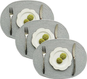 Eyzo Hittebestendige Placemats / Pannenonderzetter - 3-pack Lichtgrijs 30*40cm