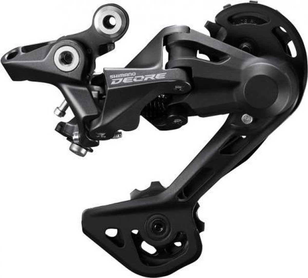 Achterderailleur Shimano Deore M4120 - 2x10/11 speed SGS - direct mount - zwart