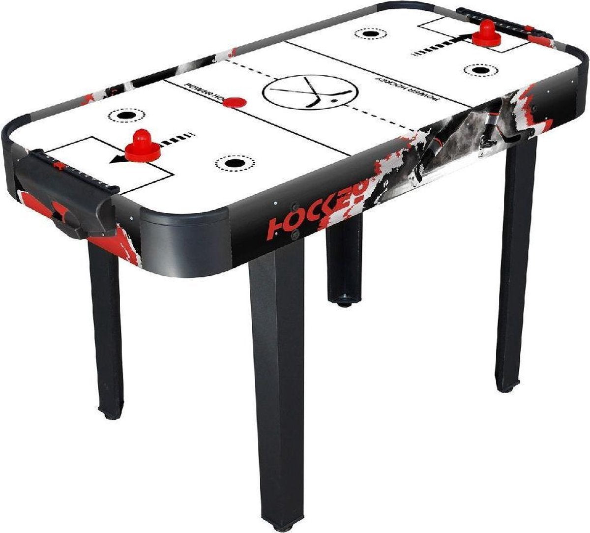 Airhockeytafel + 2 Pucks en 2 Strikers 121x60x76 cm