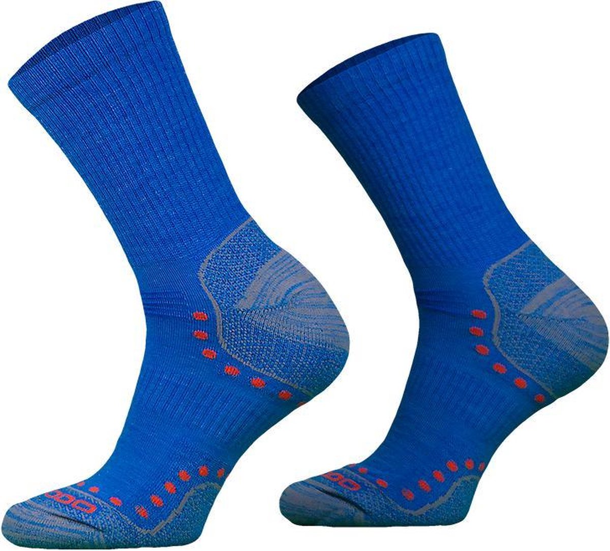 Comodo Wandelsokken met Merinowol en Alpacawol -  Lichte Thermoregulerende Sokken - Blauw 35/38