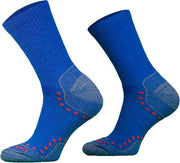 Comodo Wandelsokken met Merinowol en Alpacawol -  Lichte Thermoregulerende Sokken - Blauw 35/38