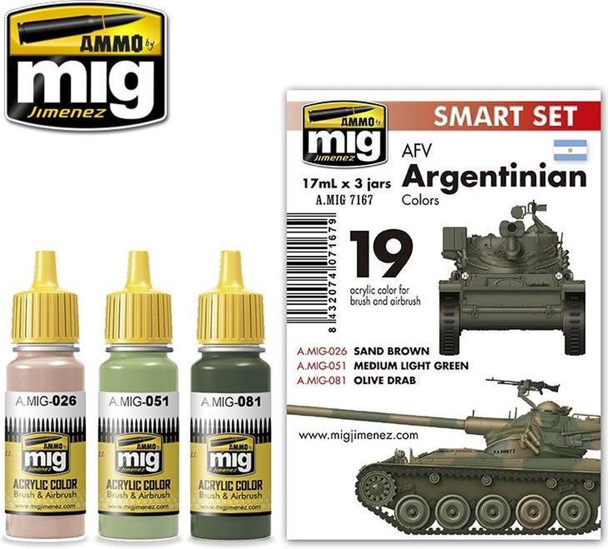 Mig - Afv Colores Argentinos (Mig7167)