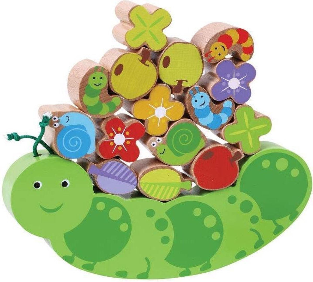 Jumini Evenwichtsspel Caterpillar 17-delig