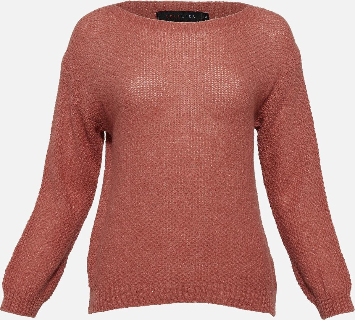 Trui met lurex - Nude