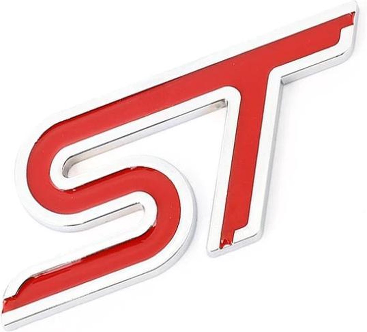 ST Embleem sticker - Achterkant - Achterklep - Badge - Logo - Rood
