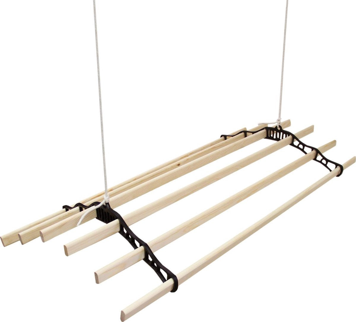 Clothing Airer Ceiling Pulley - Black - 1.8m