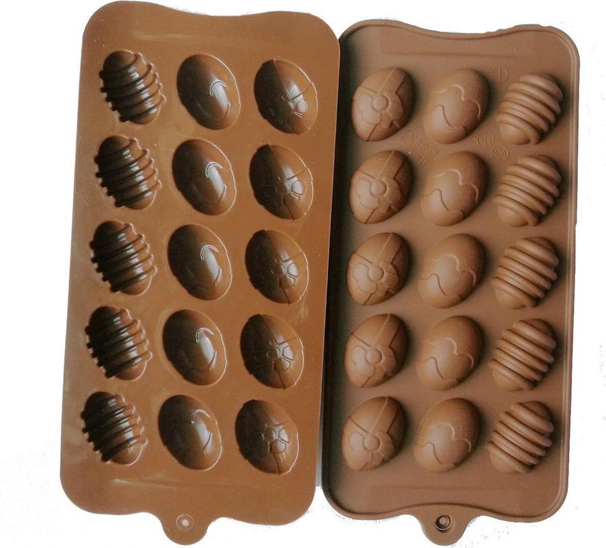 WiseGoods Premium Chocolade Paaseieren Mal - Hobby Benodigdheden - Paaseieren Maken - Chocolaterie - Pasen - Taarten/Zoetwaren