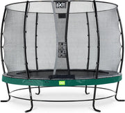 Trampoline EXIT Elegant - ø305cm met veiligheidsnet Economy - groen
