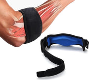 Medicca - Elleboogbrace - Brace voor Tennisarm - Sportbrace - Zweetband - Verstelbaar - Links en Rechts - One Size